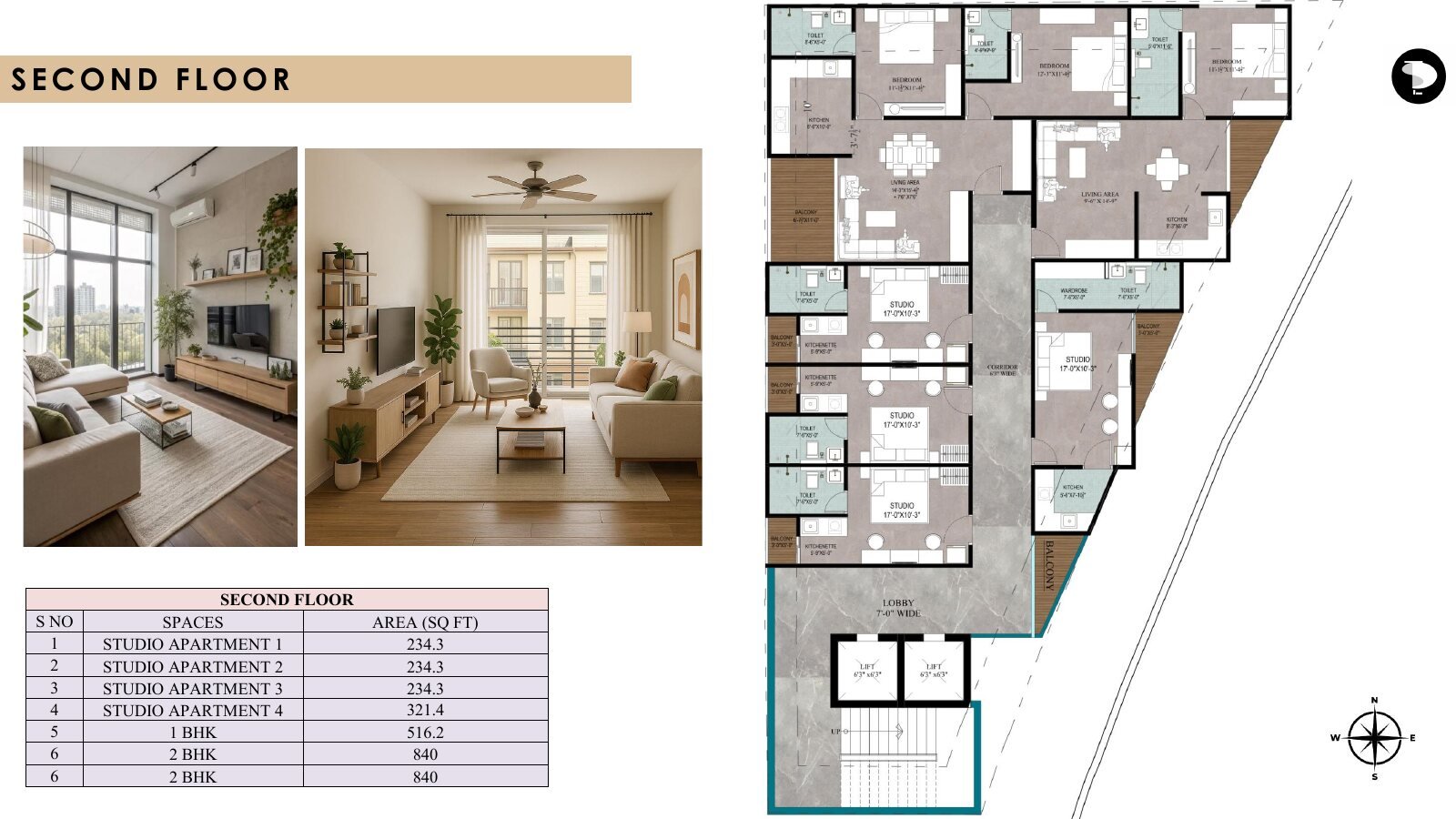 Second floor plan