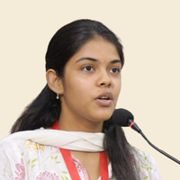 Trainees at study, Prakrit Prakash in hand